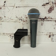 Shure Beta 58 Dynamic Microphone W/ Carrying Bag Clip