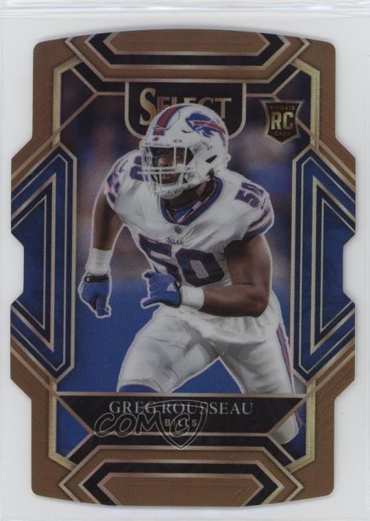 Gregory Rousseau Panini Select #288 Die-Cut Copper