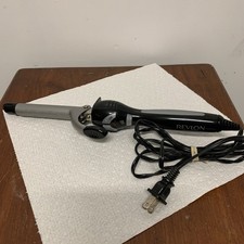 Revlon Perfect Heat 3/4" Ceramic Curling Iron Model RV052 Black Tested Working