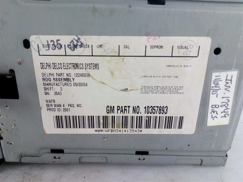 Equipo de audio Radio Opt UB1 con sistema de audio Bose compatible con 04-05 ENVOY 387598 Foto 3 de 4