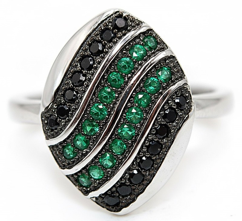 1CT Heat Treated Green Tourmaline 925 Sterling Silver Ring Jewelry Sz 6 F8-1