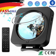 Tragbarer CD Player 2600mAh Wandmontage & Desktop Player MP3/FM Radio/AUX/TF/USB