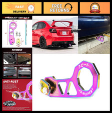 Universal Aluminum Tow Hook Kit - Jdm Racing Style Trailer Towing Ring For Cars