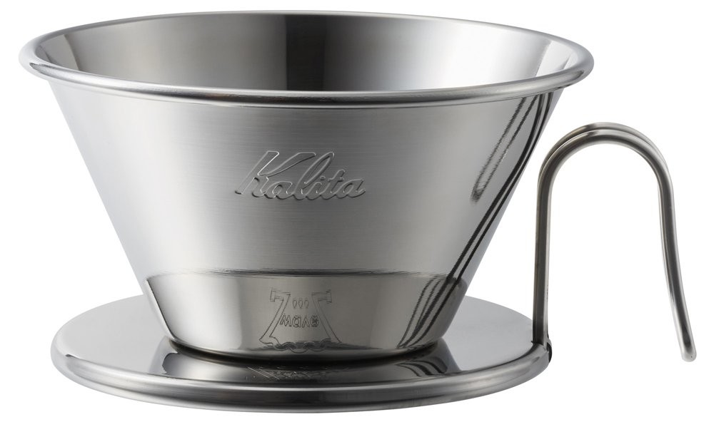 Kalita WDS-185 Stainless Steel Wave Dripper 2-4 Cups Tsubame Handmade #05097