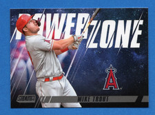 2022 Stadium Club #PZ-5 Mike Trout Power Zone Angels