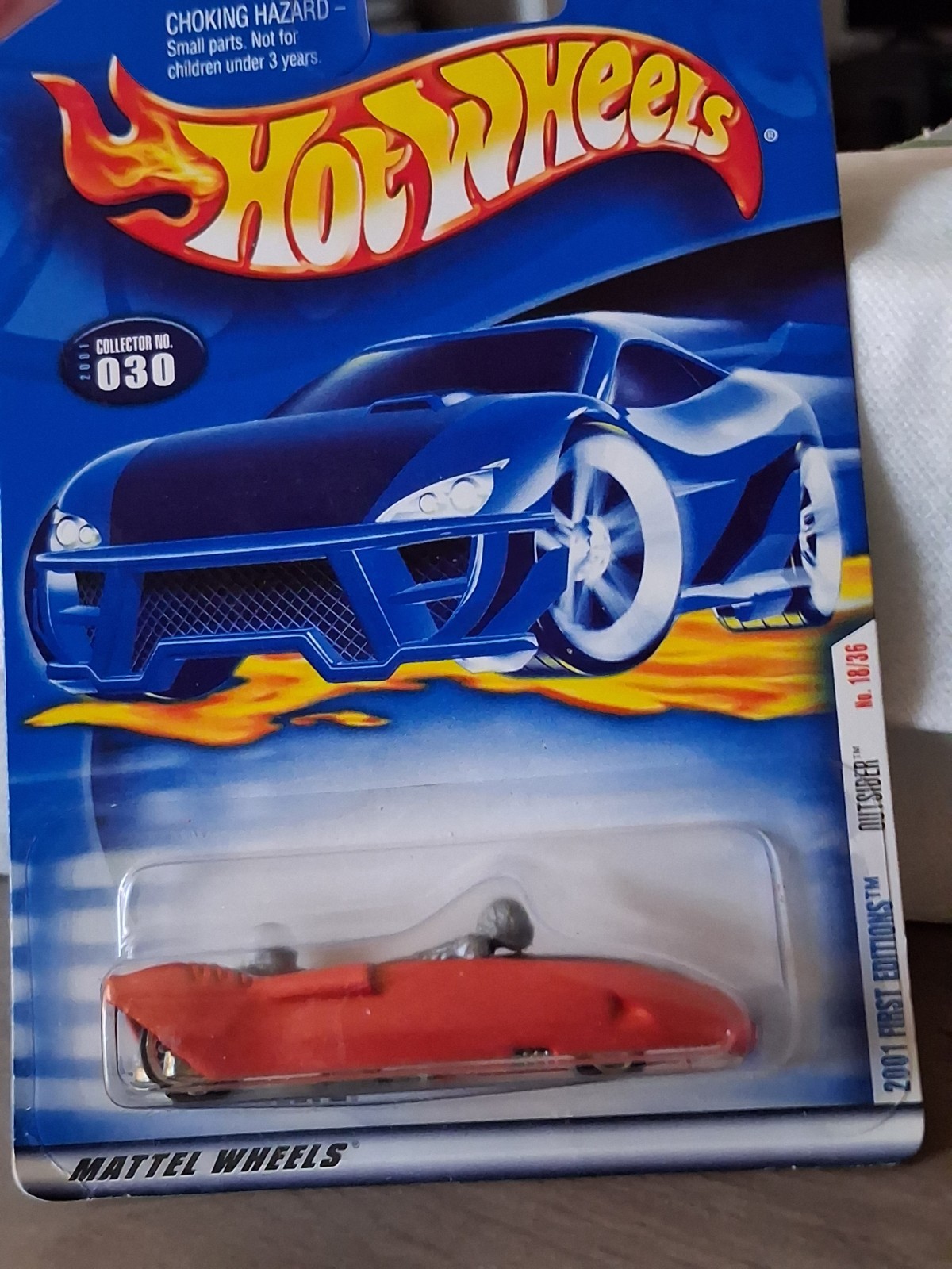 Hot Wheels 2001 First Editions Outsider 1:64 Diecast Car Red 2000