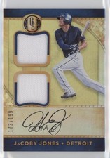 2017 Chronicles Gold Standard Rookie Jersey Double 173/199 JaCoby Jones Auto 5l1
