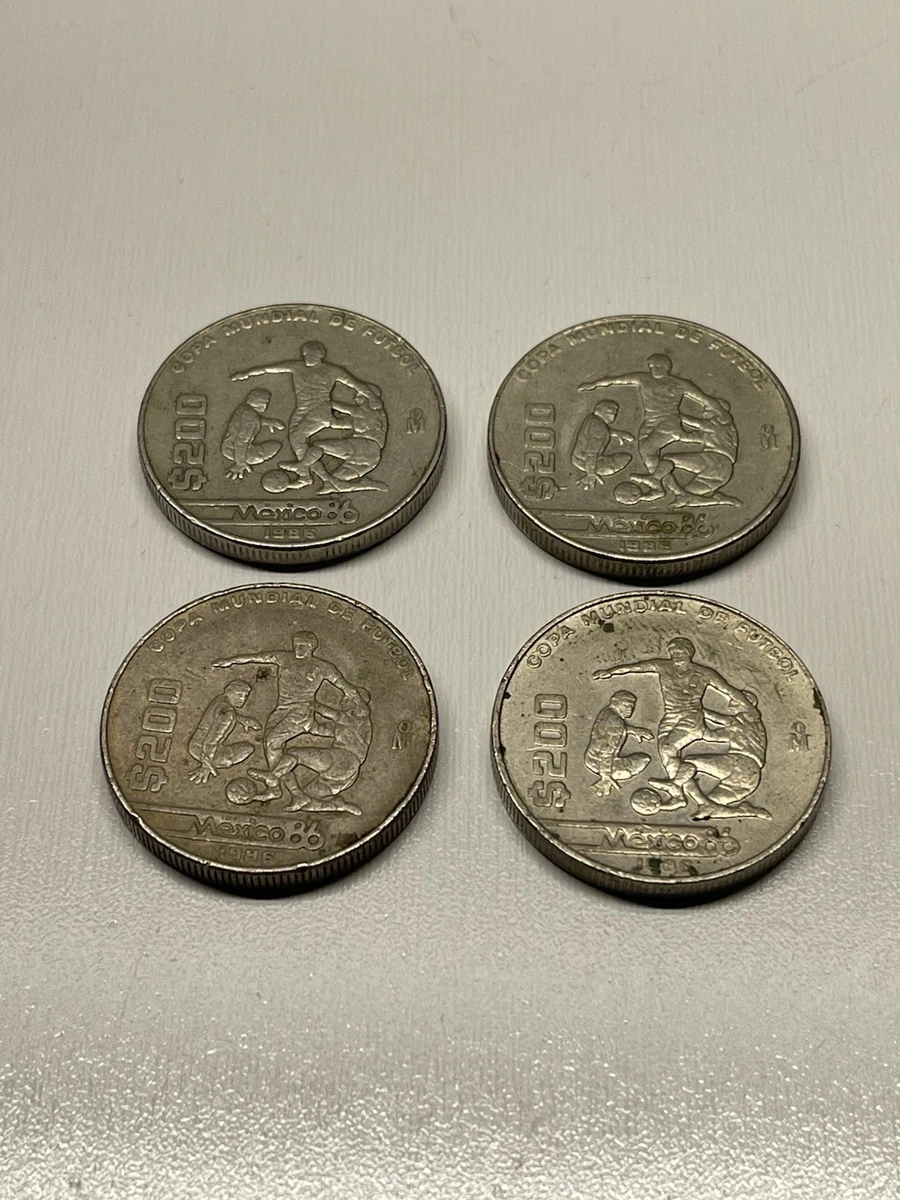 Uncertified 200 Pesos Denomination 1986 Mexican Coins (1905-Now