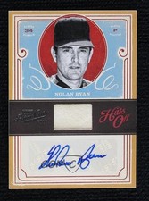 2012 Playoff Prime Cuts Hats Off Signatures 14/25 Nolan Ryan #5 Auto HOF 1rt7