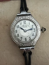 Vintage Art Deco Gold Filled Ladies 1925 Bulova Minerva Watch in Case ~ Running