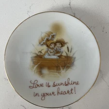 80s Porcelain American Greeting Lasting Treasures Love Is Sunshine In Your Heart