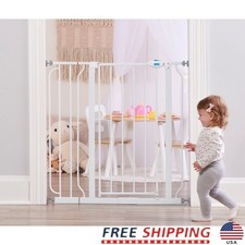 Extra Tall Baby Gate Adjustable Walk Through Safety Gate Childproofing Home New