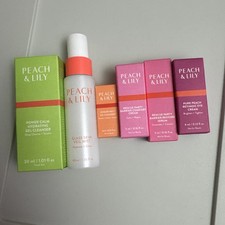 PEACH & LILY Glass Skin Travel Size Kit 6 Pcs NEW- Cleanser/Mist/Oil/Cream/Serum