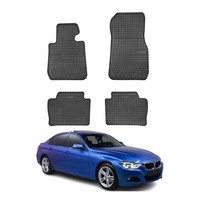 Omac Gummi FußMatten FüR BMW 3Er F30 F31 M3 F80 2012-2019 Automatten Schwarz 4X
