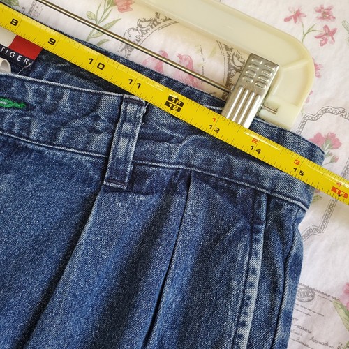 Vintage 90s Tommy Hilfiger Blue Jean Pants Men’s Size 32x30 Pleated Cuffed Y2k - Picture 6 of 7