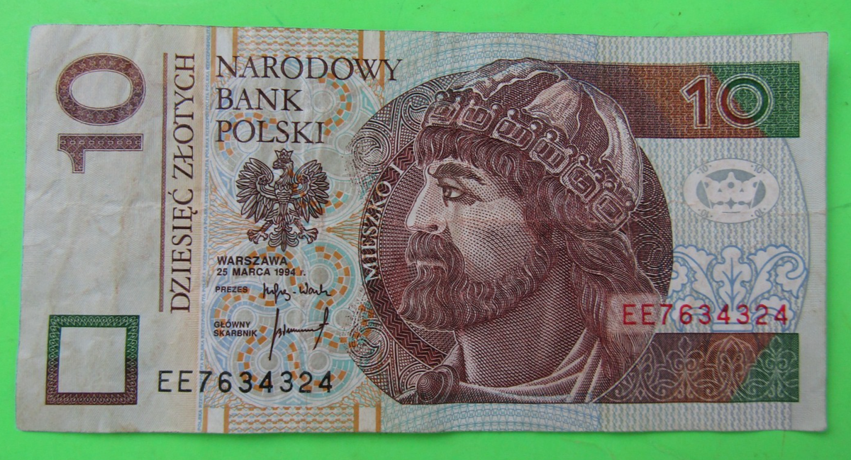 POLAND, 10 ZLOTYCH, P#173a, 1994(1995) | eBay