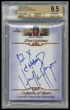 2012 Leaf Inscriptions Hulk Hogan Auto BGS 9.5 Gem Mint WWE WCW NWO Wrestling
