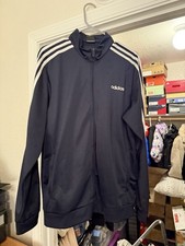 Adidas Jacket Track Suit Blue Large