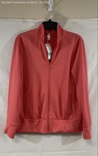 Adidas Women's Ultimate365 Textured Golf Jacket Coral Full Zip NWT Sz L