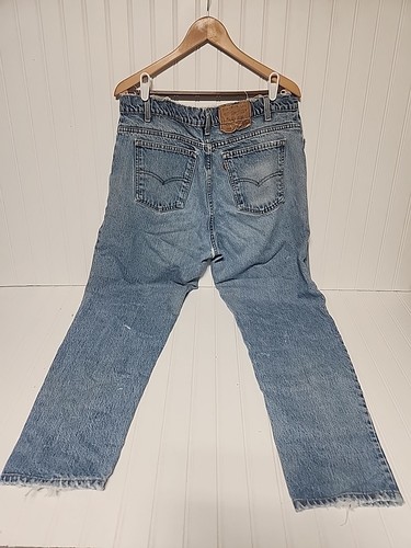 Vintage Levis Orange Tag 550 Mens 38x30 Holes Worn Stains Used See Photos - Picture 7 of 20