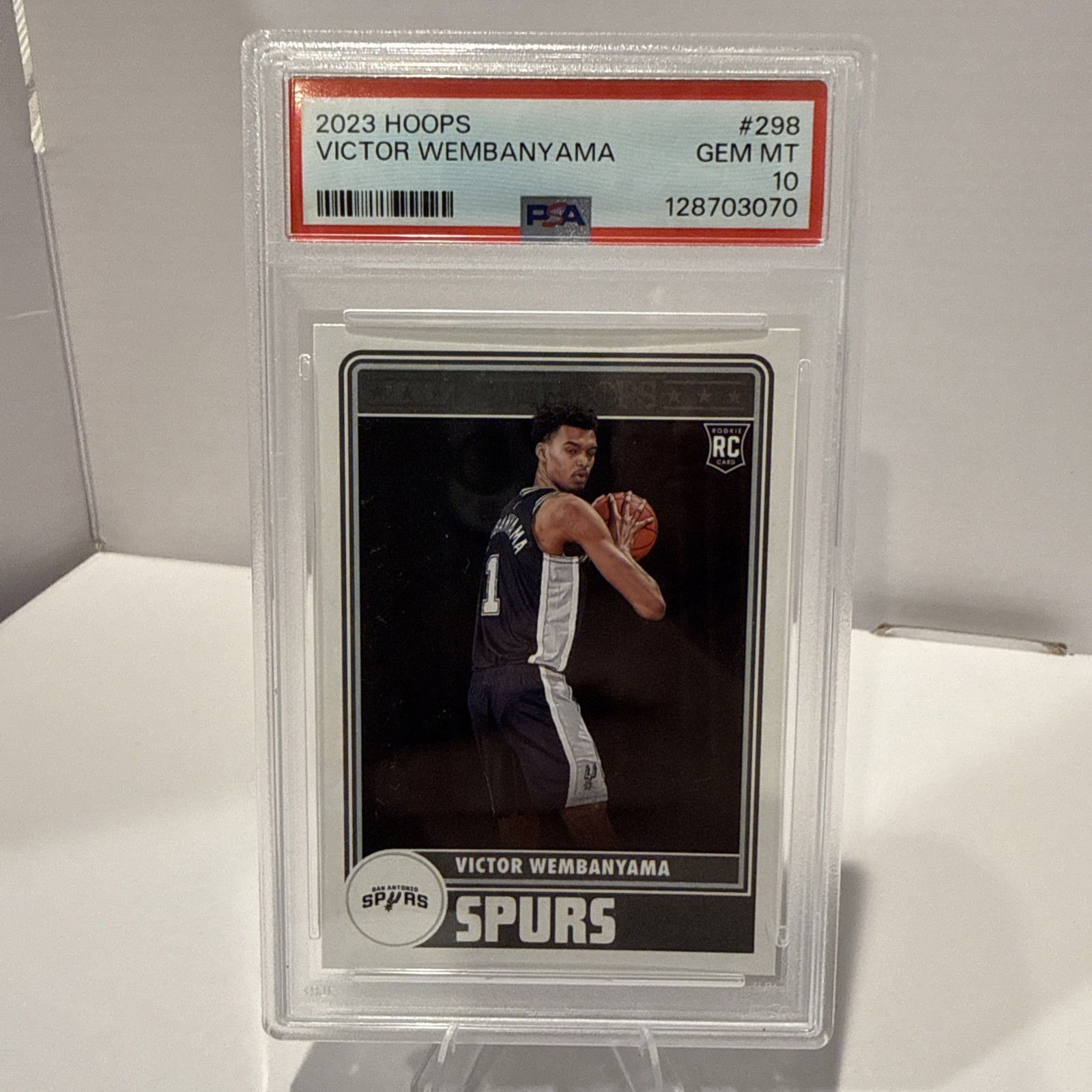 PSA 10 Gem Mint NBA Hoops Victor Wembanyama #298 ROOKIE CARD Wemby ⬆️