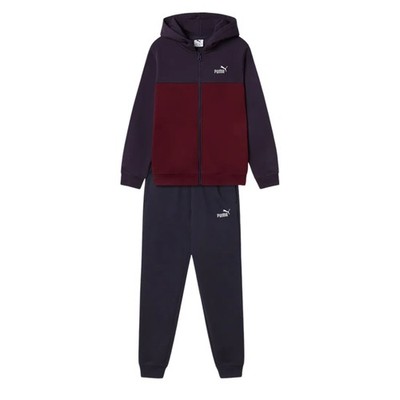 Puma Jungen Overall mit Kapuze und Reißverschluss blau Größe 7-8 A Cod 692204-16