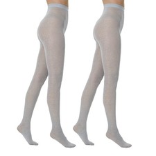 MANZI Sparkly Tights for Women, Metallic Shimmer, 50 Denier, Opaque, High Ris...