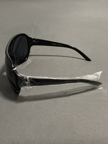 Neu mit Etikett generische Pilotenbrille Unisex Italien-Design schwarzes Gestell silberner Besatz UV400 - Bild 2 von 6