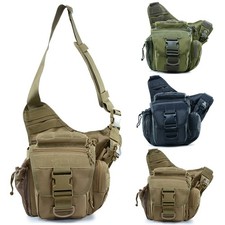 Tactical Messenger Bag Men Climbing Chest Shoulder Bag Pack for Travel Hiking