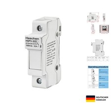 Photovoltaik Sicherungshalter 32A 1000V DC DIN-Schiene 1-polig