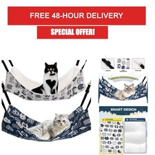 Admaison Cat Hammock for Cage 2 Pack, Adjustable Soft Bed for Small Pets