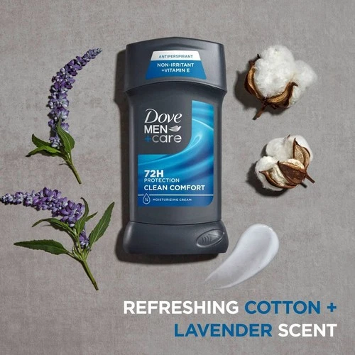 6er Pack Dove Men + Care Clean Comfort Antitranspirant Deodorant Stick - 2,7oz - Bild 2 von 7