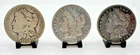 1878-1883 $1 Morgan Dollar Carson City United States Lot of 3 No Reserve #C-139
