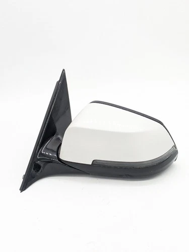 Defect! 2014-2016 BMW 528i 535i 550i F10 Left Power Mirror With Camera White OEM