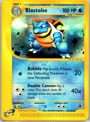 Blastoise (36) Rare Expedition 036/165 LP