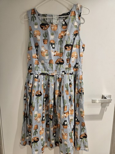 Dangerfield Cat Cactus Dress Size 10