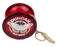 Vintage Duncan Red Butterfly Yo-Yo Used Made in USA