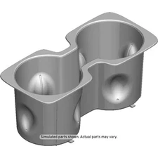 Genuine GM Front Floor Console Cup Holder Liner 23467144