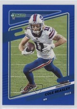 2021 Panini Donruss Press Proof Blue Cole Beasley #230 11gl