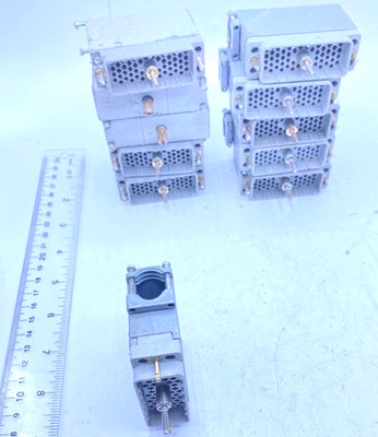 Elco / Edac Lot of 11, 56 Pin Connector Without Pins Working