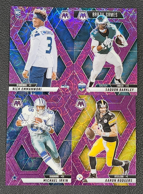 2025 Panini Mosaic - Rookies Grey Zabel #328 Purple Scope Prizm