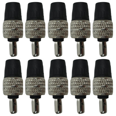 Dunlop Fahrradventil (Blitzventil) Ventileinsatz, Ventilkappe, Überwurfmutter