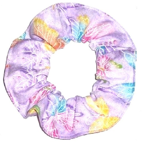 Hair Scrunchie Butterflies Butterfly Tie Ponytail Holder Scrunchies By Sherry - Bild 5 von 20