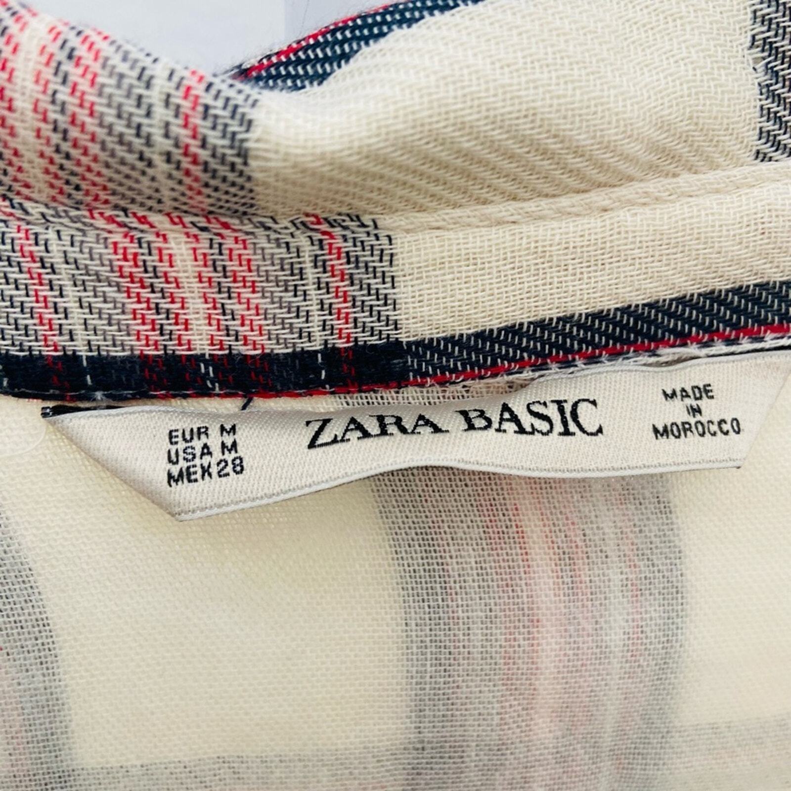 Zara Basic Front Button Down Top - image 5