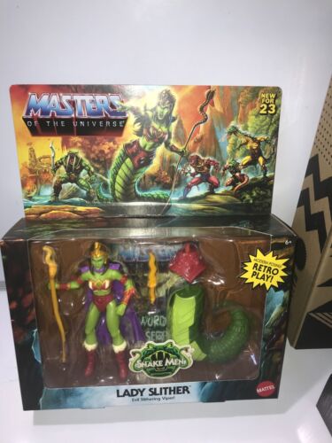 Figurka akcji Masters of the Universe Origins Lady Slither - w idealnym stanie zapieczętowane pudełko - Zdjęcie 1 z 8