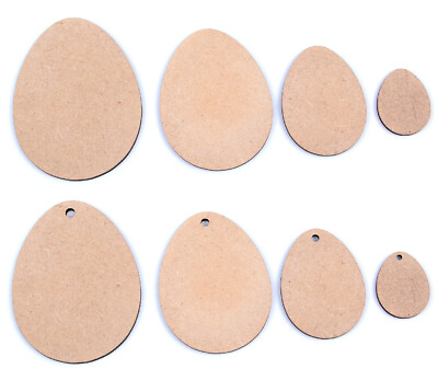 Holz Osterei Basteln Form Eier Osterei Verzierungen Oval Geschenkanhänger MDF