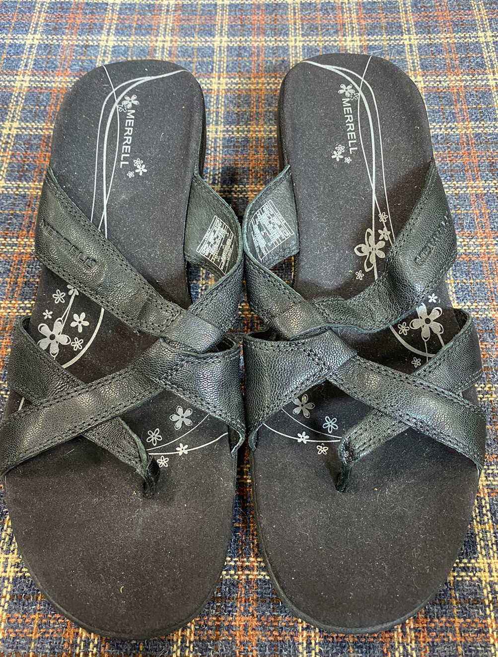 MERRELL SCARPE NERE PERFORMANCE SANDALI TACCO TACCO tg 8