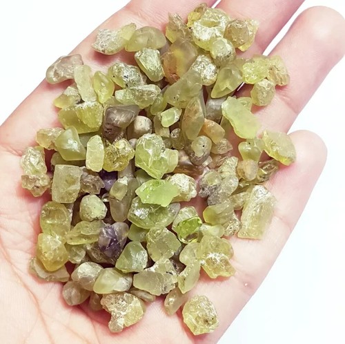 Natural Peridot Rough Loose Gemstone 30.20 Ct Lot With Free Gift - Picture 2 of 7