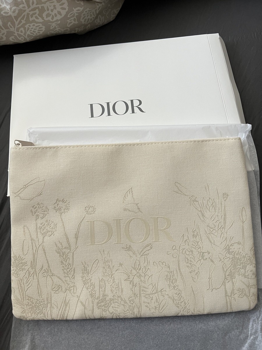 DIOR BEAUTY Floral Print Zipper Pouch Pochette Carryall - Spring