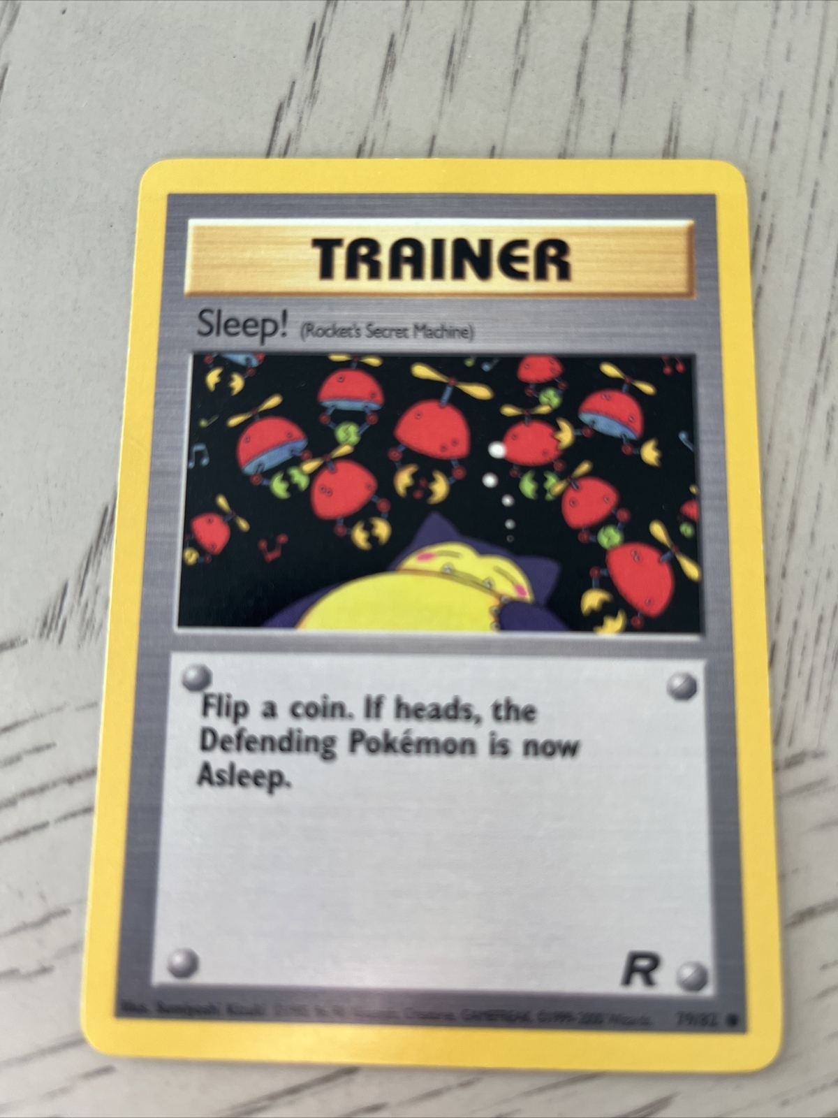 Pokemon Trainer: SLEEP! - 79/82 Team Rocket - NM